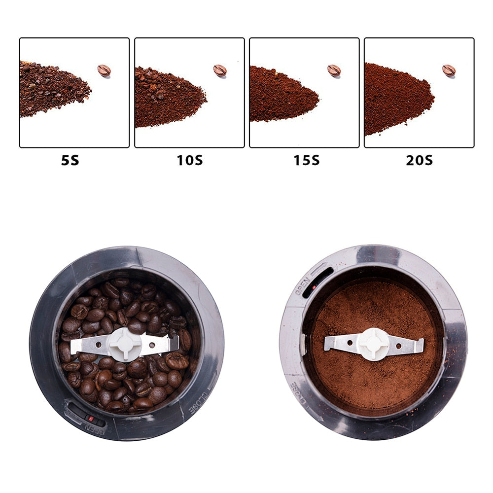 Mini Electric Coffee Grinder Maker Beans Grain Spices Mill Herbs Nuts Herb Grinder Cafe Electric Coffee Mill 220V Sonifer