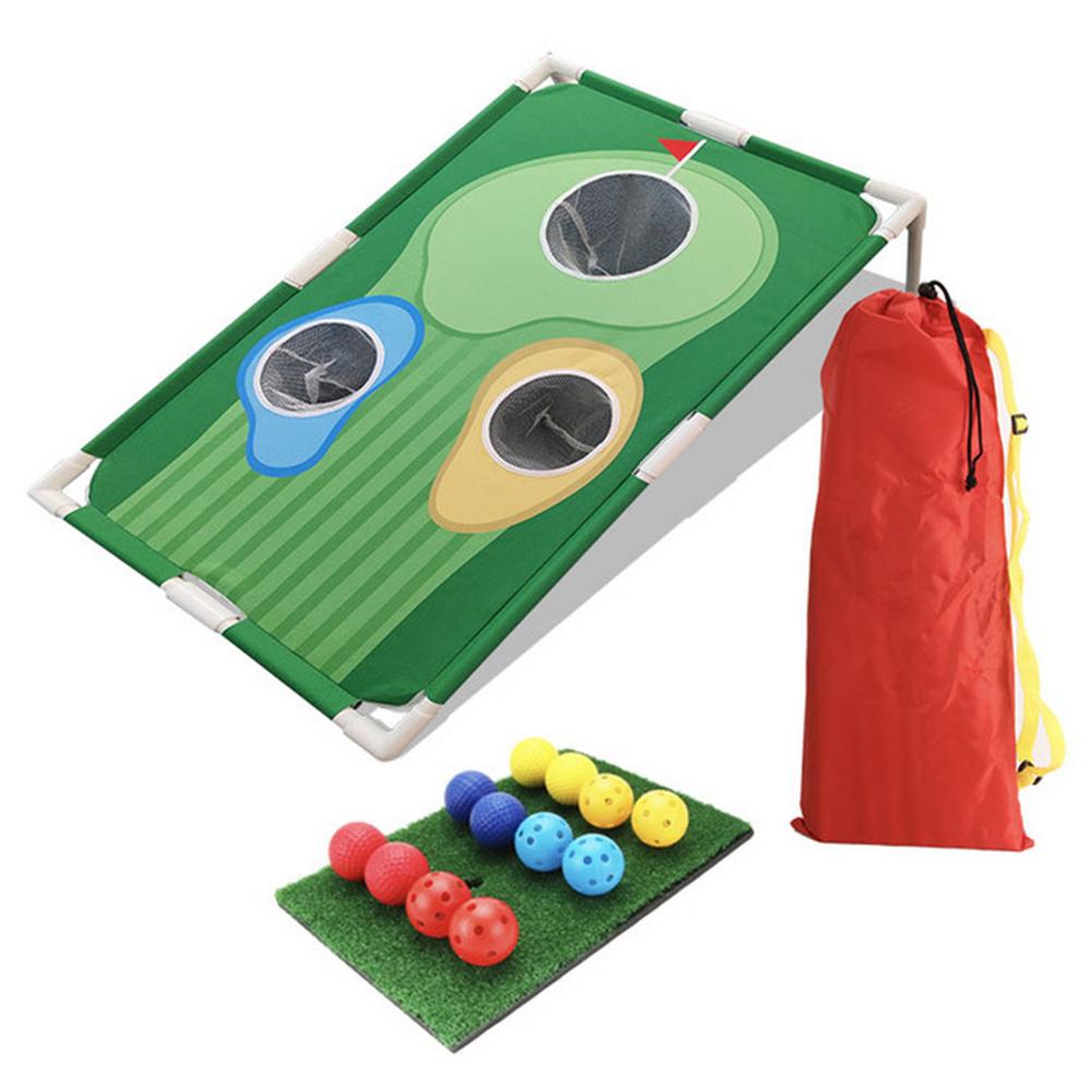 Mini Golf Professional Practice Set Children's Toy Indoor Outdoor Golf Game Set Portable With Storage Bag Golf Training Game