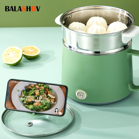 Mini Multifunction Cookers Non-stick Pan Electric Rice Cooker Cooking Machine Cook Pot Household Dormitory Hot Pot 1-2 People