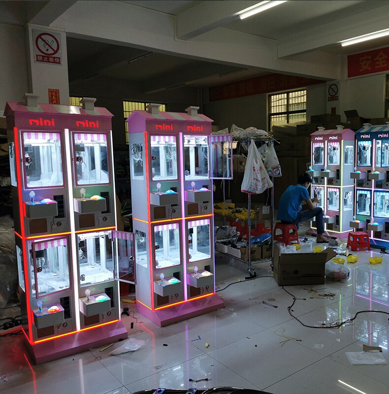 Mini toy crane machine , Coin operated gifts machine , Arcade doll machine