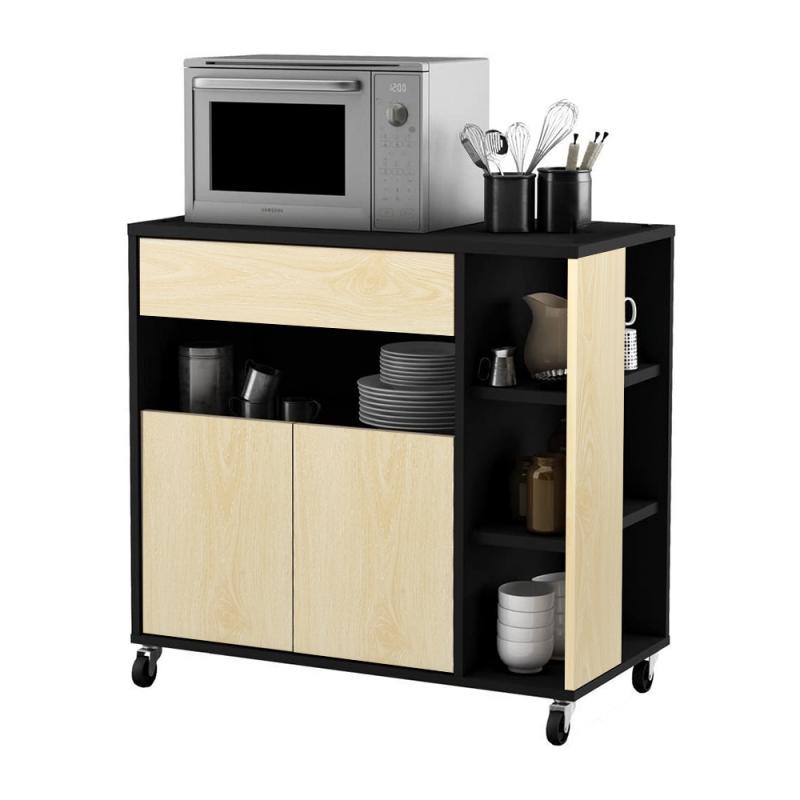 Mobile Dining Car Trolley wooden Dining Car Home Kitchen Tea Cart Small Table Commercial Wine Car