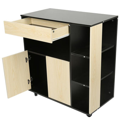 Mobile Dining Car Trolley wooden Dining Car Home Kitchen Tea Cart Small Table Commercial Wine Car