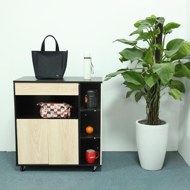Mobile Dining Car Trolley wooden Dining Car Home Kitchen Tea Cart Small Table Commercial Wine Car