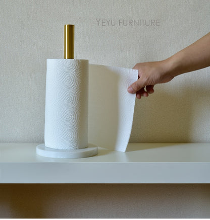 Modern Design classic kitchen room marble Paper Towel Stand Holder rack, disposable Wiping Tissue Holder Roll Paper Stand rack