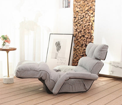 Modern Floor Folding Sofa Chair Adjustable Recliner Living Room Furniture Japanese Style Daybed Sleeper Armchair Chaise Lounge