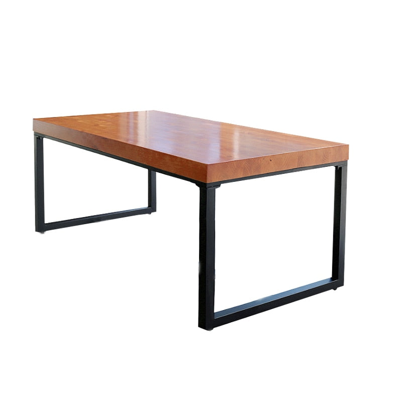 Modern Nordic Style Home six Seater Solid Wood Dining Table Rectangle Desk Dinner Living Room Restaurant Kitchen Furniture