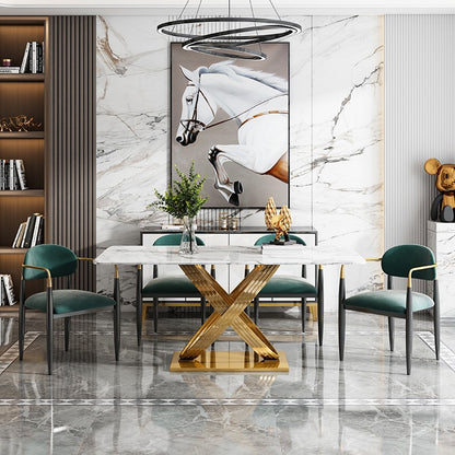 Modern dining table and chair in northern Europe dining table set  dining table set 6 chairs