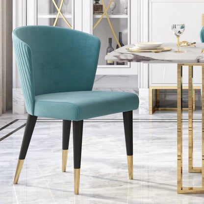 Italian Style Modern Luxury Marble Stone Top Stainless Steel Legs Dining Table Set Rectangular Italian Style Dining Table and Chairs