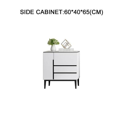Modern Minimalist slate TV Cabinet Coffee Table Combination Home Living room creative multifunctional floor cabinet