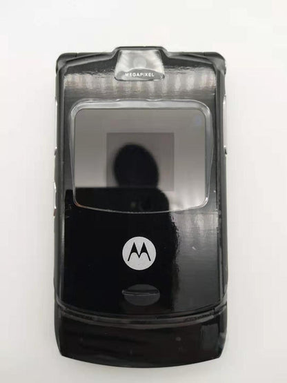 Motorola V3 Refurbished-Original V3 unlocked Flip GSM Quad Band Motorola Razr V3 mobile phone one year warranty Free shipping
