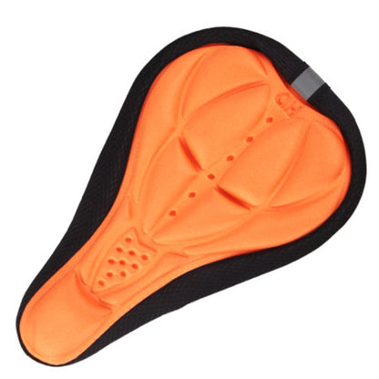 Mountain Bike 3D Saddle Cover Thick Breathable Super Soft Bicycle Saddle Silicone Sponge Bike Seat Cushion Bicycle Accessories