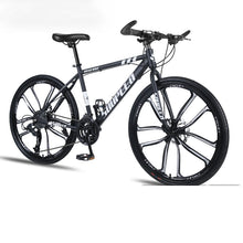 將圖片載入圖庫檢視器 Mountain Bike Bicycle Adult Men and Women Speed Double Disc Brakes Shock Ultra Light Student Off Road Ten Knife Wheel
