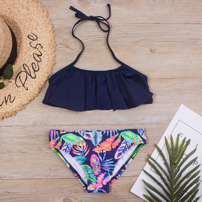 Multi Style Kids Girls Bikini Set 2020 New Print Girls Kids Swimwear Swimsuit Summer Children Biquini Infantil Bathing Suit A369