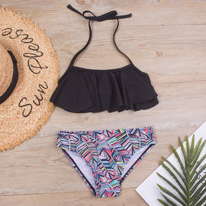 Multi Style Kids Girls Bikini Set 2020 New Print Girls Kids Swimwear Swimsuit Summer Children Biquini Infantil Bathing Suit A369