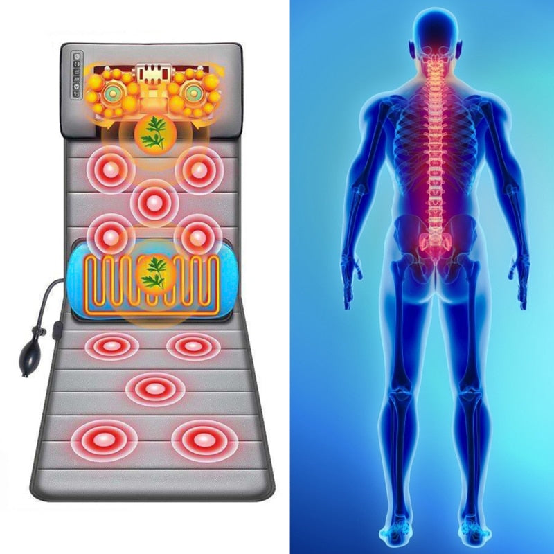 Full Body Heating Massage Cushion Shiatsu Massage Head Vibration Motor Massage Cushion Cushion