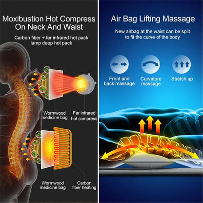 Full Body Heating Massage Cushion Shiatsu Massage Head Vibration Motor Massage Cushion Cushion