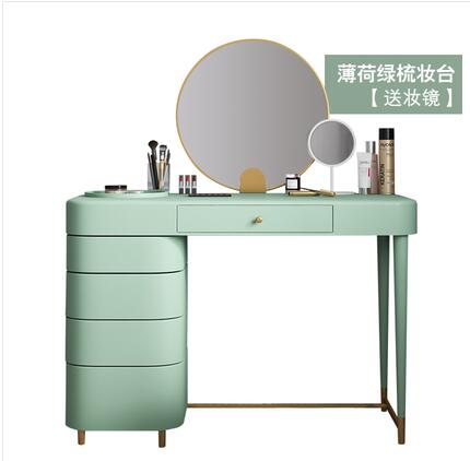 Multifunctional dressing table with lamp bedroom dressing table storage cabinet integrated dressing table