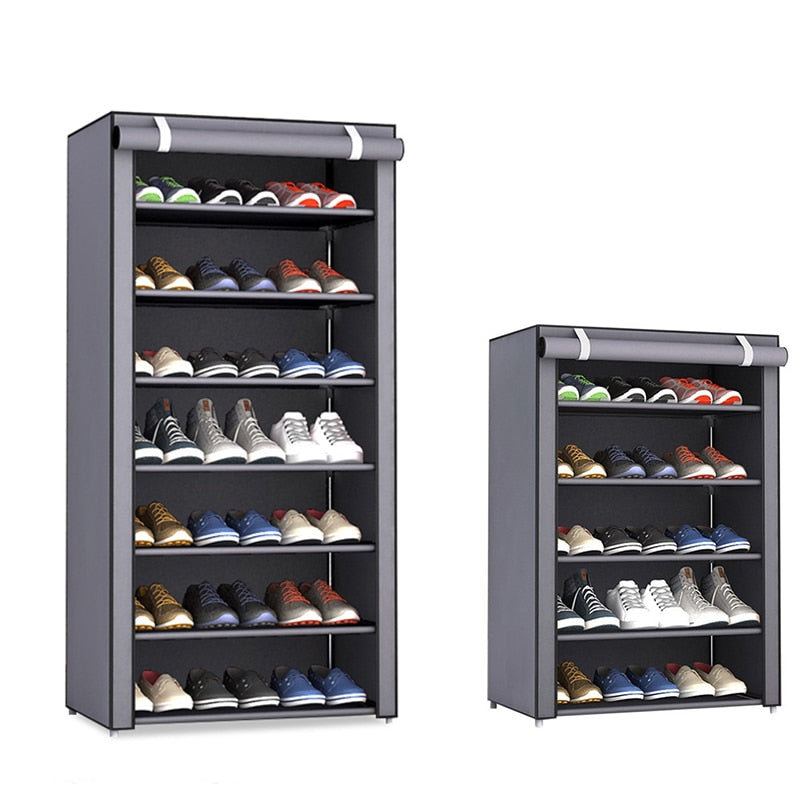 Multilayer Shoe Rack Detachable Dustproof Nonwoven Fabric Shoe Cabinet Shoes Organizer Shoe Rack and Storage Home Furniture