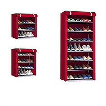 Load image into Gallery viewer, Multilayer Shoe Rack Detachable Dustproof Nonwoven Fabric Shoe Cabinet Shoes Organizer Shoe Rack and Storage Home Furniture
