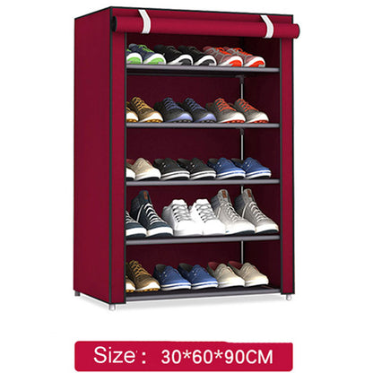 Multilayer Shoe Rack Detachable Dustproof Nonwoven Fabric Shoe Cabinet Shoes Organizer Shoe Rack and Storage Home Furniture
