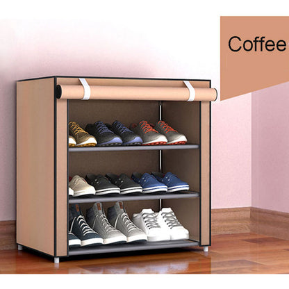 Multilayer Shoe Rack Detachable Dustproof Nonwoven Fabric Shoe Cabinet Shoes Organizer Shoe Rack and Storage Home Furniture