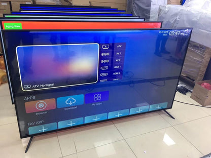 Multiple languages 100'' inch big size 4K monitor Quad core 8G  1.5G  Android system 7.1 television TV