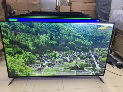 Multiple languages 100'' inch big size 4K monitor Quad core 8G  1.5G  Android system 7.1 television TV