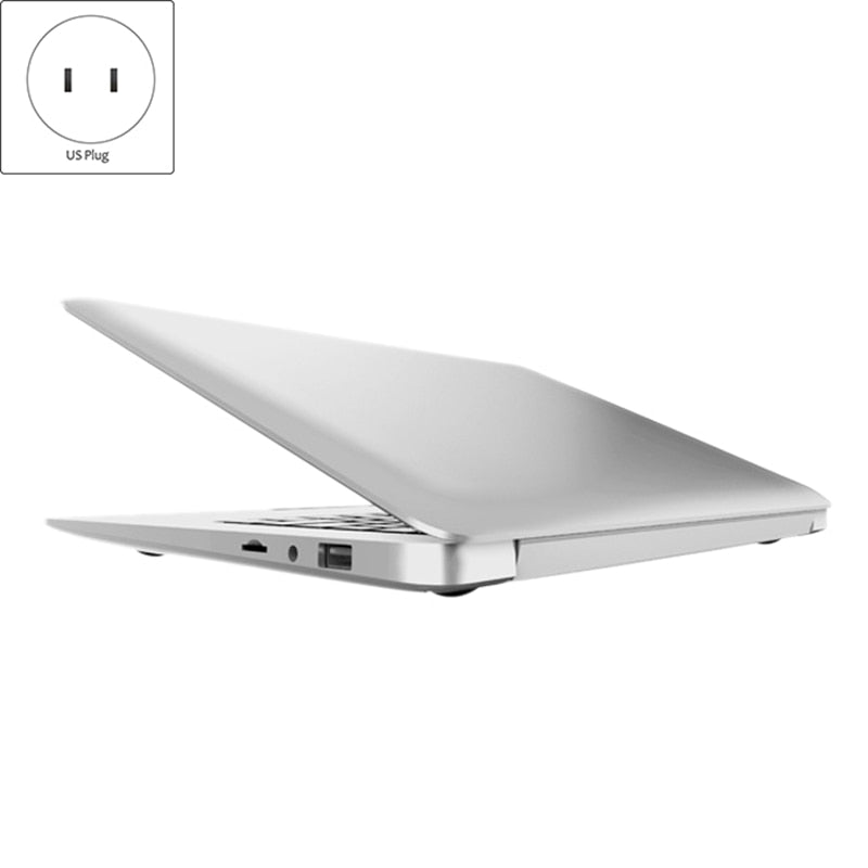 N3350 10.1 Inch Quad-Core Win10 Mini Laptop for Office Study Travel