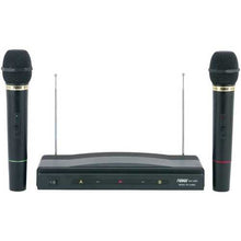 将图片加载到图库查看器，Naxa NAM-984 Professional Dual Wireless Microphone Kit
