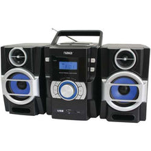 将图片加载到图库查看器，Naxa NPB429 Portable CD/MP3 Player with PLL FM Radio, Detachable Speakers &amp; Remote
