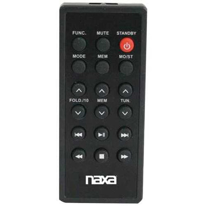 Naxa NPB429 Portable CD/MP3 Player with PLL FM Radio, Detachable Speakers & Remote