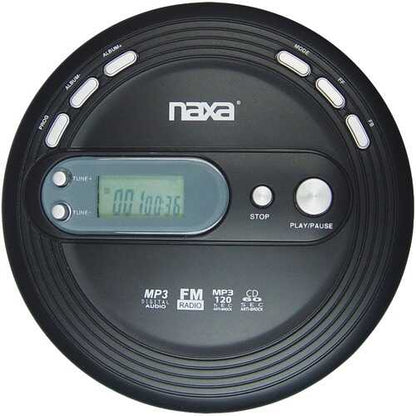 Naxa NPC330 Slim Personal CD/MP3 Player with FM Radio