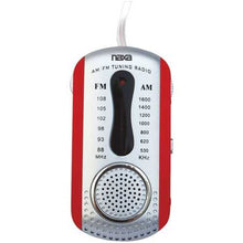 Load image into Gallery viewer, Naxa NR721RD AM/FM Mini Pocket Radio with Speaker (Red)
