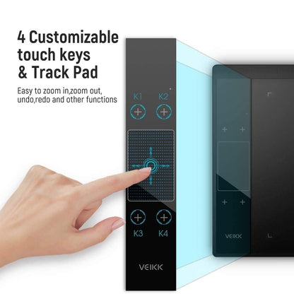 NEW 5080LPI 10*6 inch Anime Digital Graphic Tablet Art Writing Board For Drawing & Game 250PPS with 8192 Pressure Battery-Free Pen