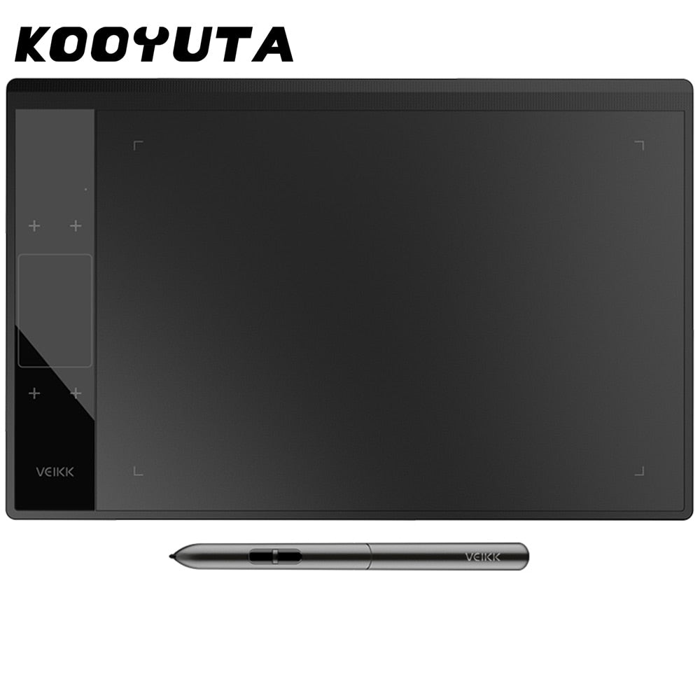 NEW 5080LPI 10*6 inch Anime Digital Graphic Tablet Art Writing Board For Drawing & Game 250PPS with 8192 Pressure Battery-Free Pen