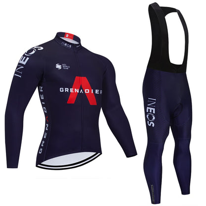 NEW Season White INEOS TEAM CYCLING JERSEY 20D bike pants Ropa Ciclismo MEN Winter thermal fleece BICYCLING jacket Maillot