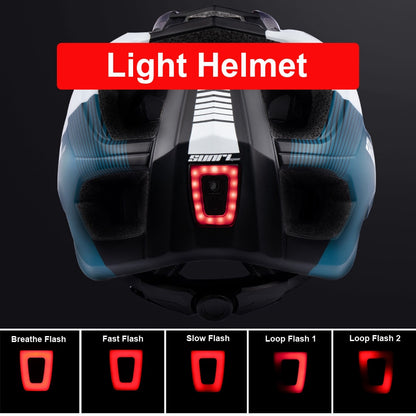 NEWBOLER LED Bicycle Helmet Light Rechargeable Cycling Helmet MTB Road Bike Helmet Headlight Holder Sport Safe Hat For Man Women