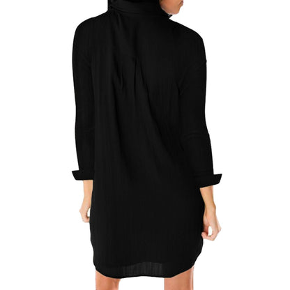 NIBESSER Women's Shirt Dresses Turn Down Casual Ladies Office Shirt Dresses Summer Spring Long Sleeve Dresses Solid Colours 2020