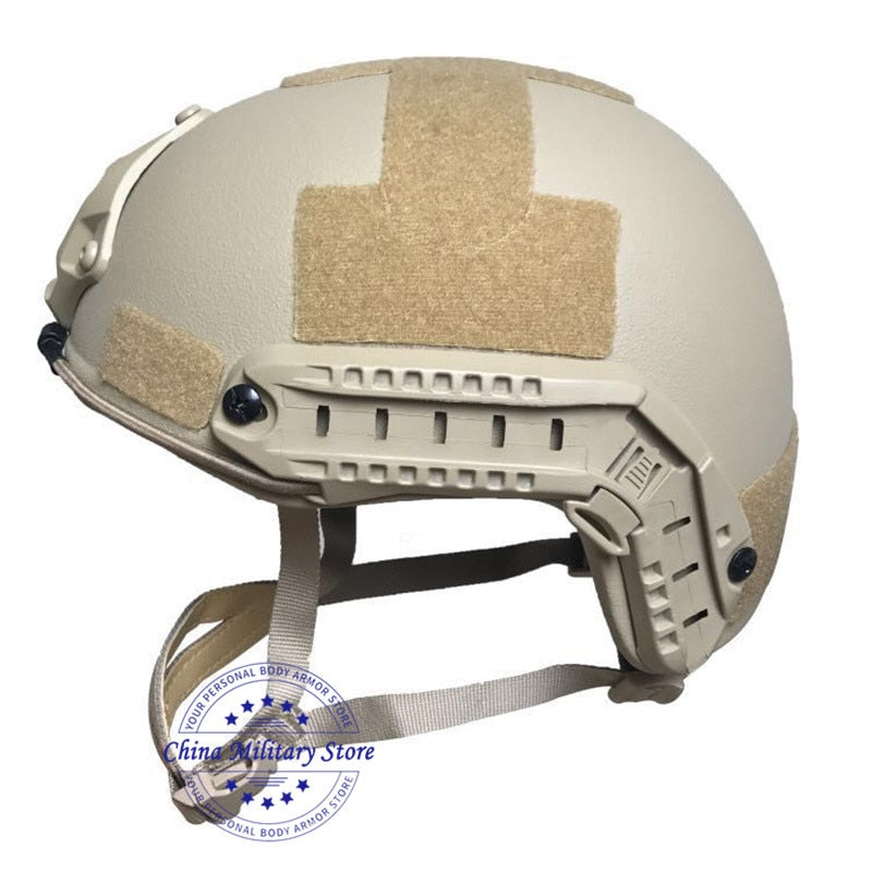 NIJ IIIA Aramid FAST Military Grade Bulletproof Helmet Bulletproof Combat Ballistic Helmet Police Guard Military Safety Protection