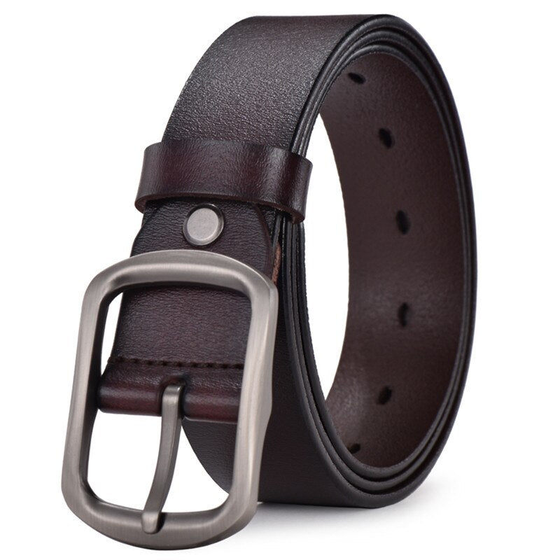NO.ONEPAUL Fashion Retro women belt Belts for women female Lady  Metal Leather Double Buckle Waist Belt Waistband high quality