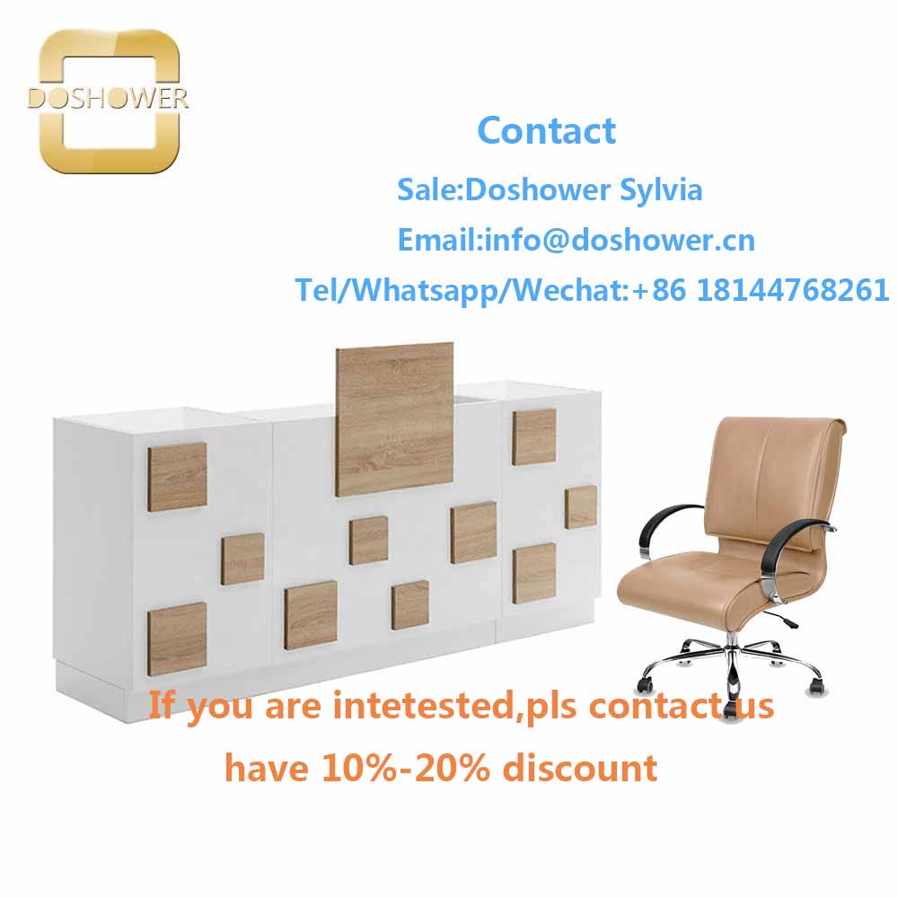 Nail salon reception desk with front office desk for reception desk counter