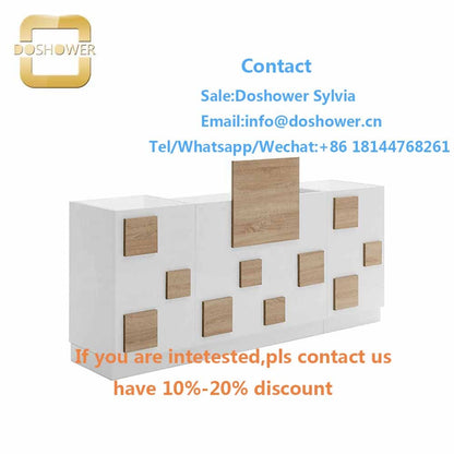 Nail salon reception desk with front office desk for reception desk counter