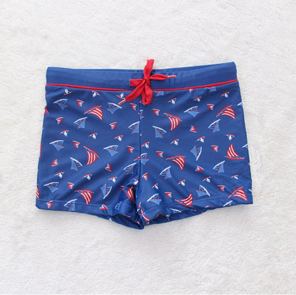 New 2021 Boys Swimming Trunks 3-12Years Children's Swimwear Kids Swimsuit Crab print Baby Boys Swimwear Swim Trunks-SW515