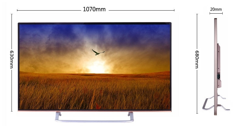 New 4k Fashion Promotional 40 50 60 70 80 90 inch led tv Full HD Screen android TV pc smart optional display monitor