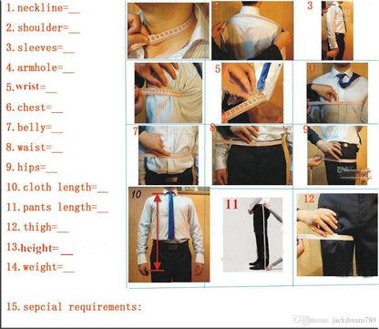 New Arrival Costume 3 Pieces Slim Fit Wedding Tuxedos One Button Peak Lapel Groomsmen Wear Costume Homme Men's Prom Blazer
