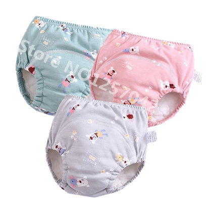 New  Baby Diapers Reusable Training Pants  Washable Cloth Nappy Diaper Waterproof Cotton Potty Panties  Underwear