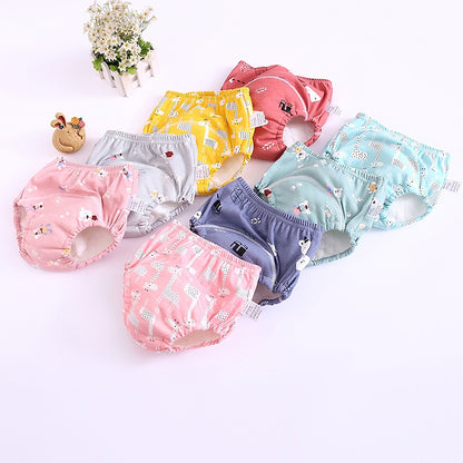 New  Baby Diapers Reusable Training Pants  Washable Cloth Nappy Diaper Waterproof Cotton Potty Panties  Underwear