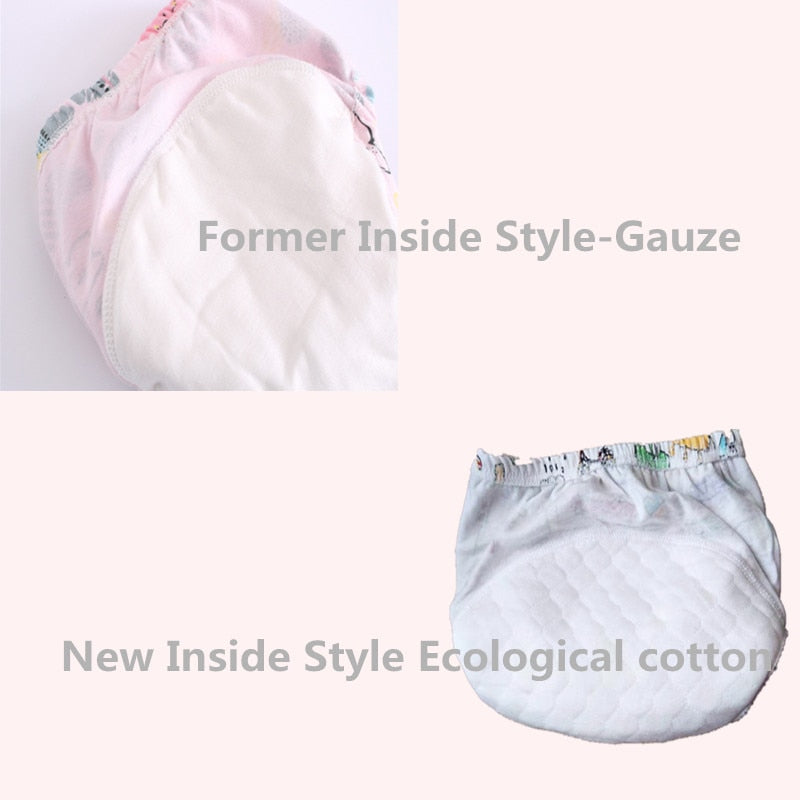 New  Baby Diapers Reusable Training Pants  Washable Cloth Nappy Diaper Waterproof Cotton Potty Panties  Underwear