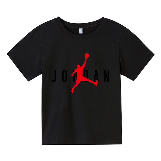 Children's T-shirt Boys Girls Short-sleeve Brand Summer Cotton Kids T-shirts Children's Clothing Boys Short-sleeved Summer Baby Tops JORDAN 23