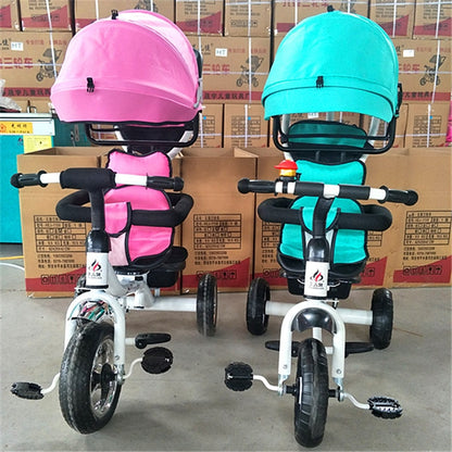 New Children's Tricycle Child's Bicycle Baby Cart Baby's Tricycle Unbuckle Kids Car Seat  Kid Car Seat  Partable Car Seat